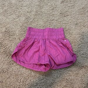 Free people Pink Athletic Shorts